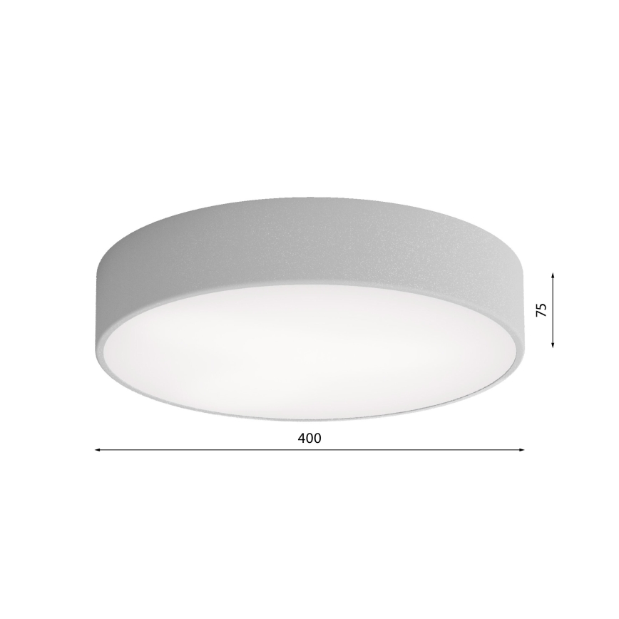 LED Stropna svjetiljka CLEO LED/43W/230V 4000K pr. 40 cm siva