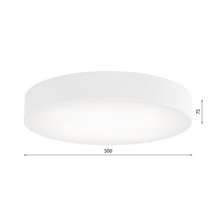 LED Stropna svjetiljka CLEO LED/69W/230V 3000K pr. 50 cm bijela