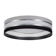 LED Stropna svjetiljka CORAL 1xLED/24W/230V crna/siva
