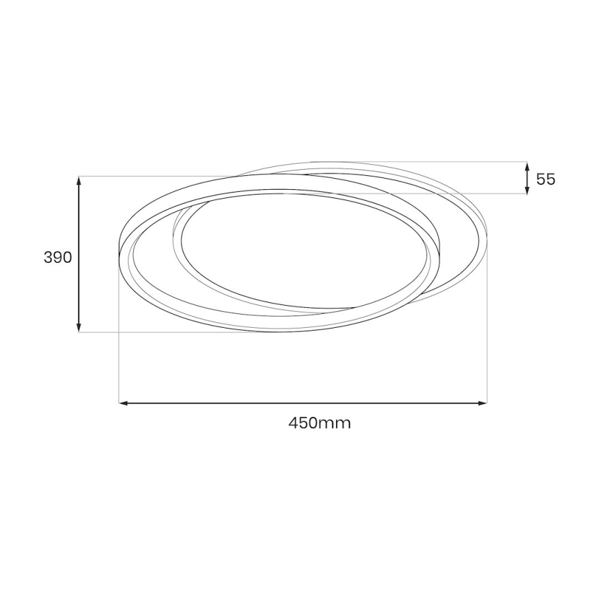 LED stropna svjetiljka CORDOBA LED/30W/230V bijela