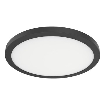 LED stropna svjetiljka EVORA LED/24W/230V 3000/4000/6000K pr. 30 cm crna