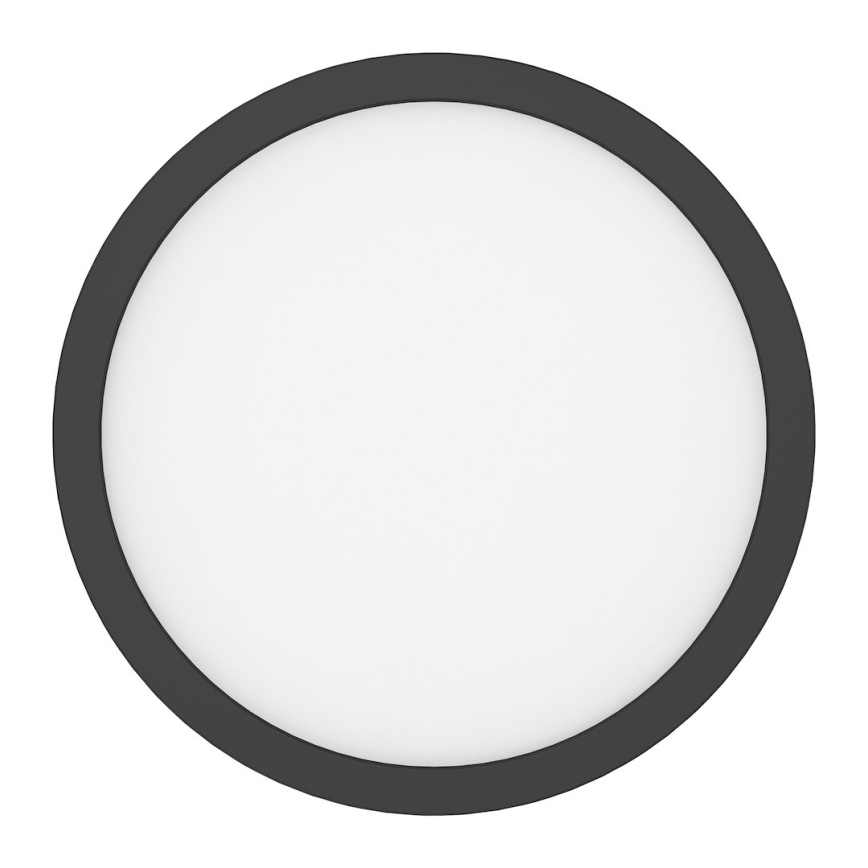 LED stropna svjetiljka EVORA LED/24W/230V 3000/4000/6000K pr. 30 cm crna