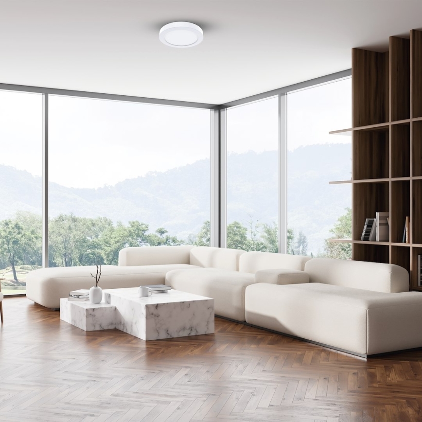 LED stropna svjetiljka EVORA LED/6W/230V 3000/4000/6000K Ø 14 cm bijela