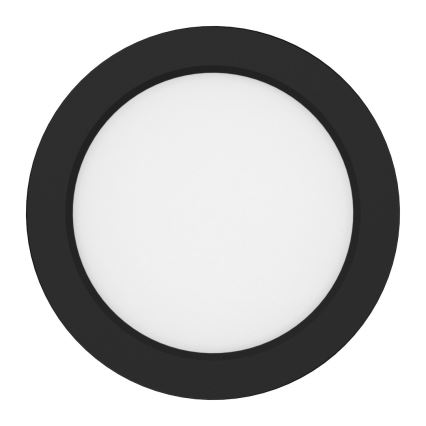LED stropna svjetiljka EVORA LED/6W/230V 3000/4000/6000K Ø 14 cm crna
