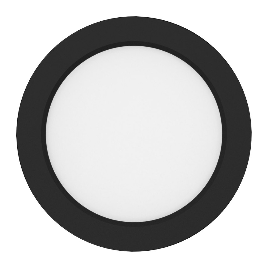 LED stropna svjetiljka EVORA LED/6W/230V 3000/4000/6000K Ø 14 cm crna