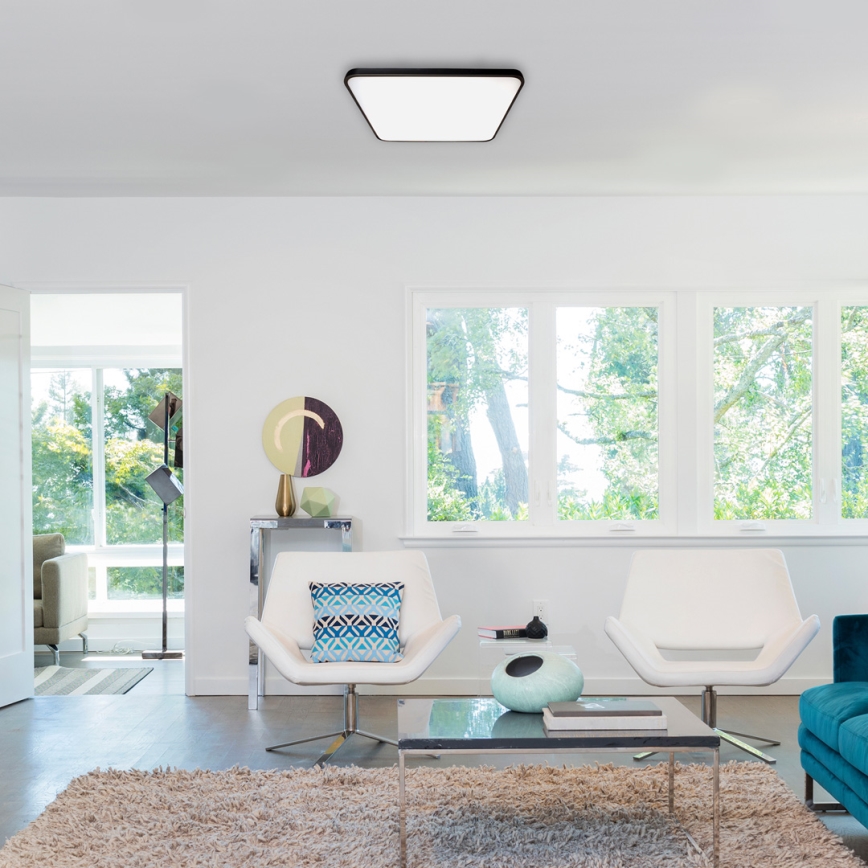 LED Stropna svjetiljka FABIO LED/23W/230V crna