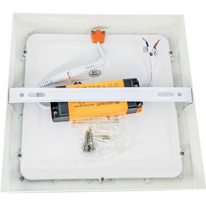 LED Stropna svjetiljka FENIX LED/12W/230V 3800K 17 cm snježno bijela