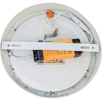 LED Stropna svjetiljka FENIX LED/12W/230V 3800K promjer 17 cm