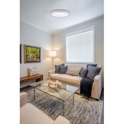 LED Stropna svjetiljka FENIX LED/32W/230V 3800K promjer 40 cm snježno bijela