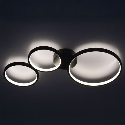 LED Stropna svjetiljka FLAMENCO LED/33W/230V 4000K crna