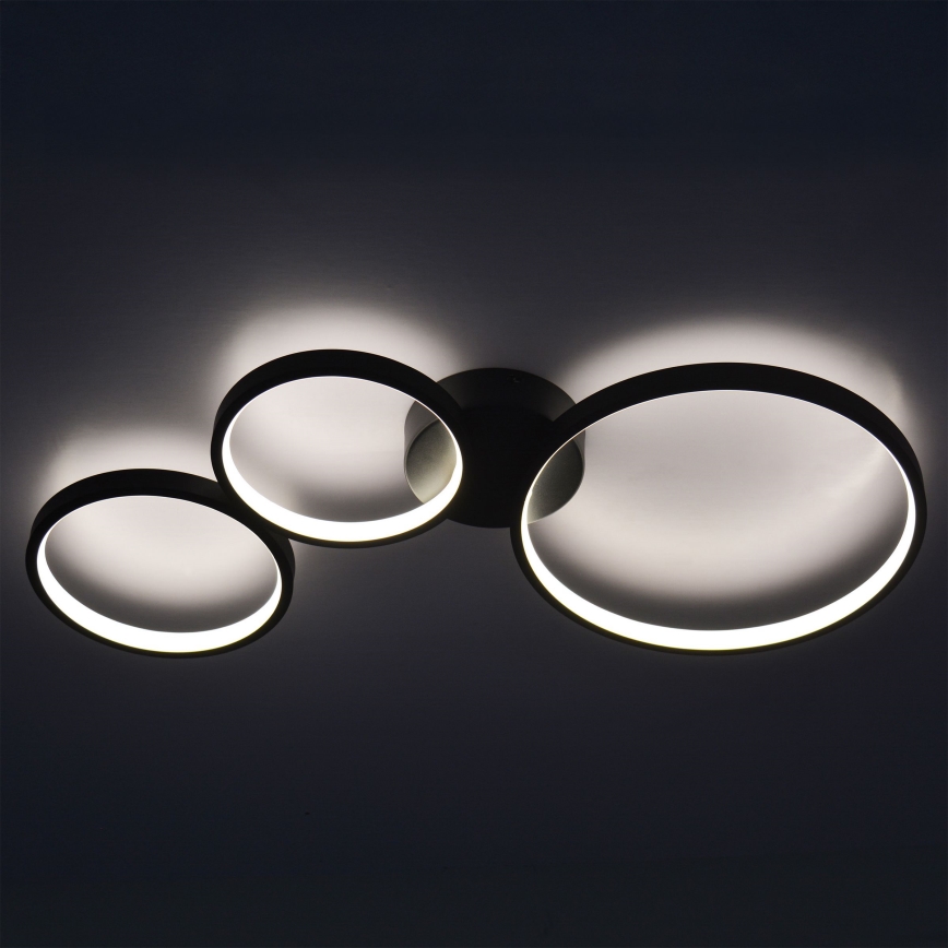 LED Stropna svjetiljka FLAMENCO LED/33W/230V 4000K crna