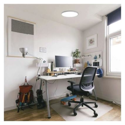 LED Stropna svjetiljka FLORI LED/18W/230V 4000K bijela pr. 29 cm