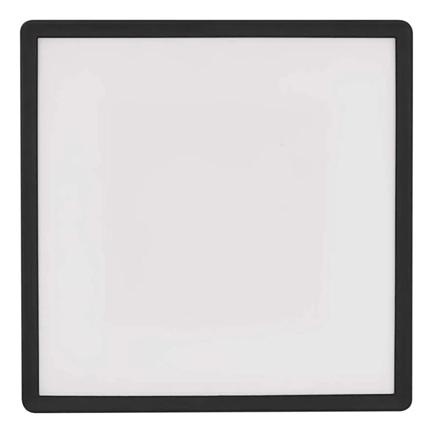 LED Stropna svjetiljka FLORI LED/18W/230V 4000K crna 29x29 cm