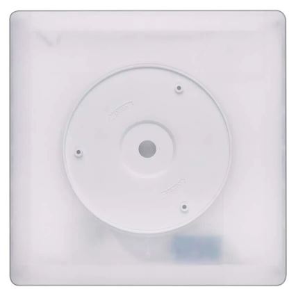 LED Stropna svjetiljka FLORI LED/18W/230V 4000K crna 29x29 cm