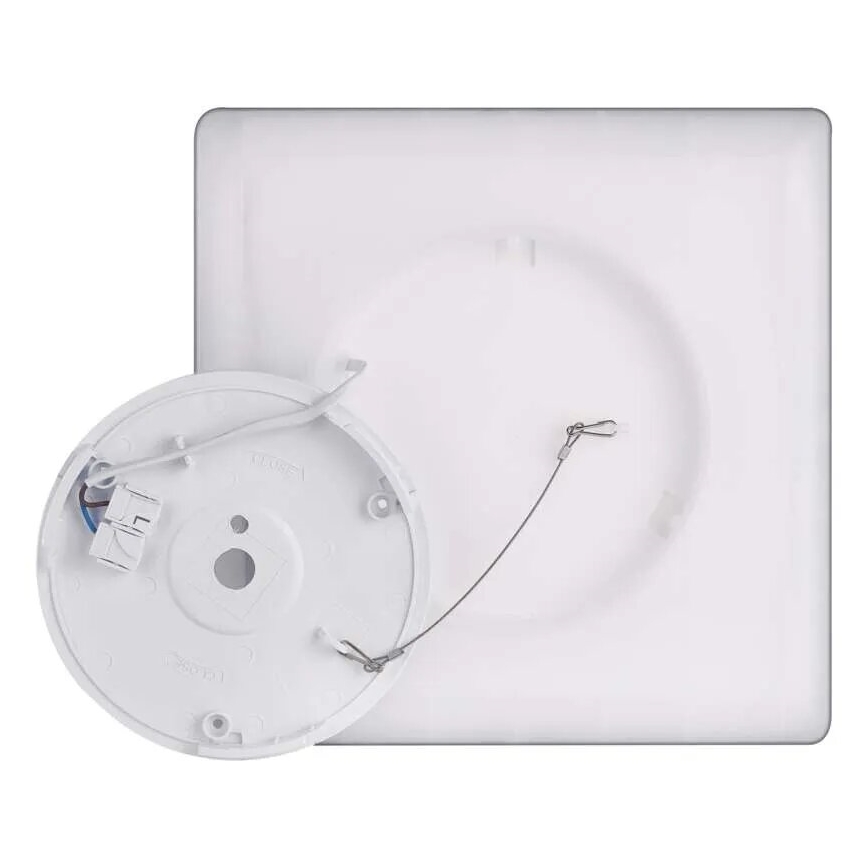 LED Stropna svjetiljka FLORI LED/18W/230V 4000K crna 29x29 cm