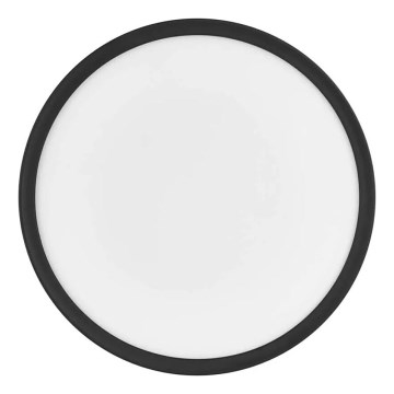 LED Stropna svjetiljka FLORI LED/18W/230V 4000K crna pr. 29 cm