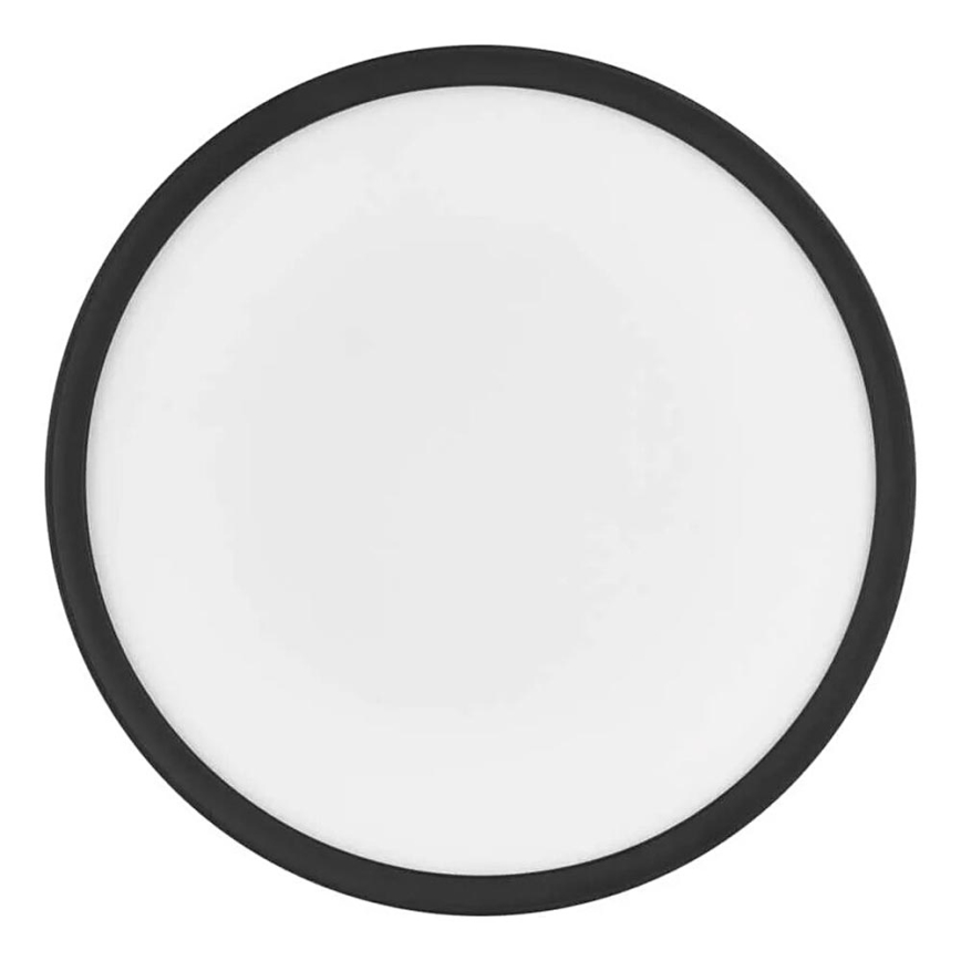 LED Stropna svjetiljka FLORI LED/18W/230V 4000K crna pr. 29 cm