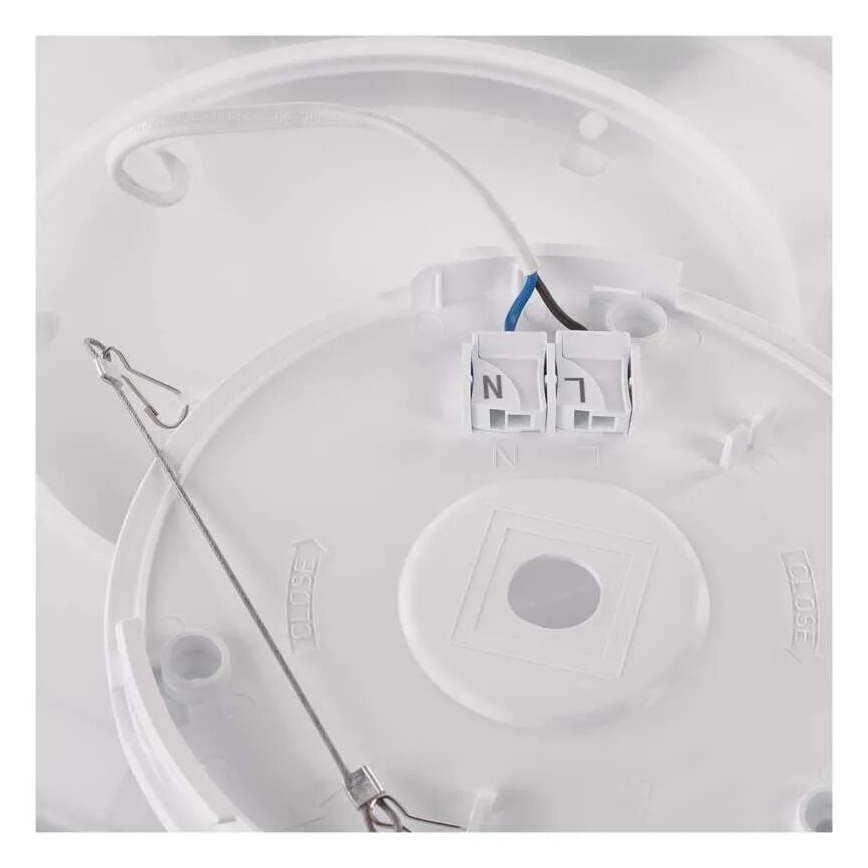 LED Stropna svjetiljka FLORI LED/18W/230V 4000K crna pr. 29 cm