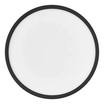 LED Stropna svjetiljka FLORI LED/22W/230V 4000K crna pr. 42 cm