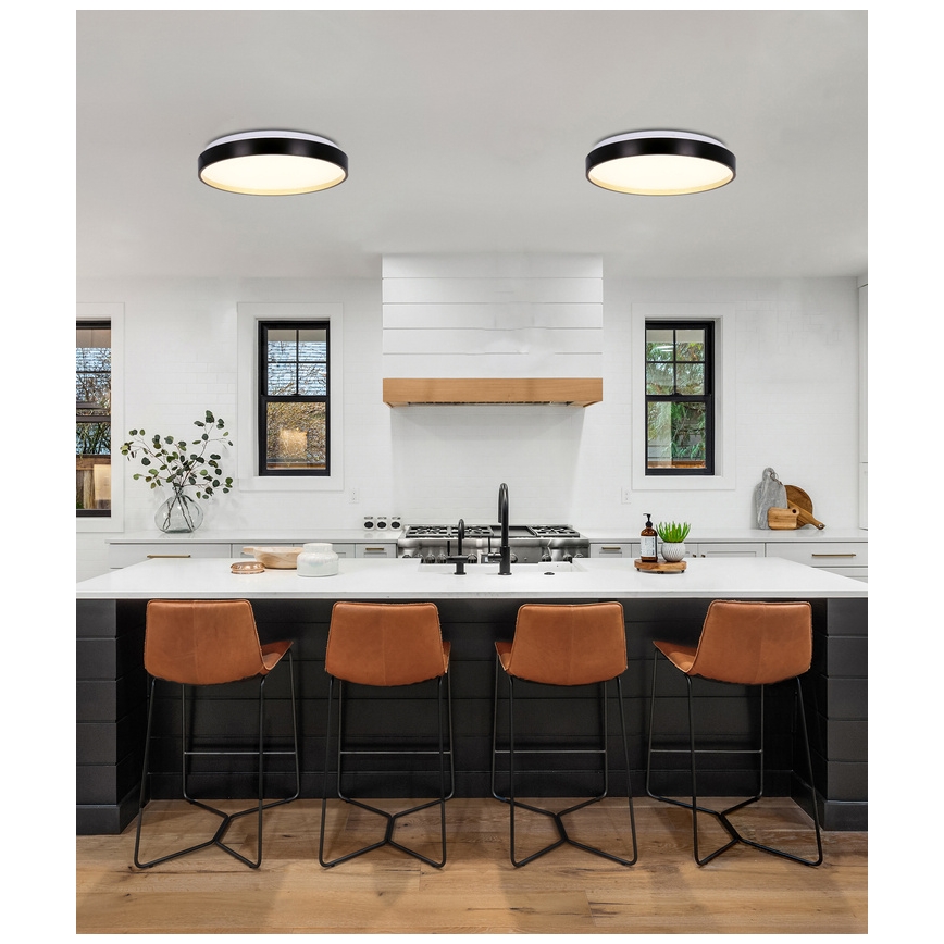 LED Stropna svjetiljka FLORIDA LED/18W/230V crna