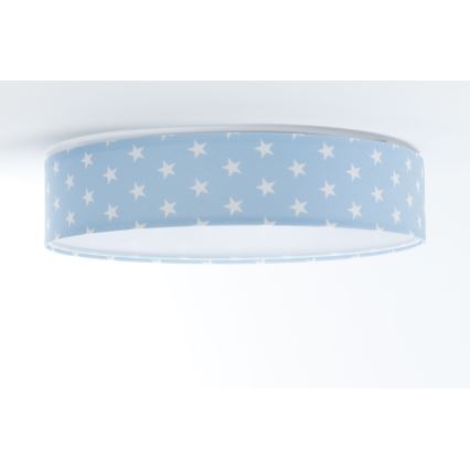 LED Dječji stropni luster GALAXY KIDS LED/24W/230V zvjezdice plava/bijela
