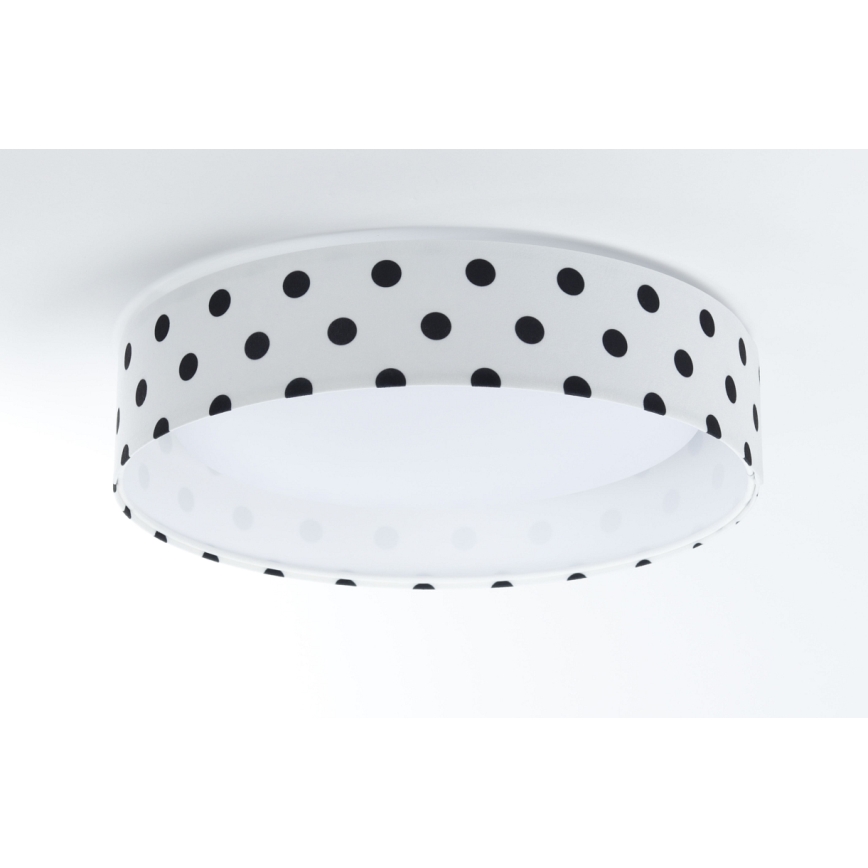 LED Stropna svjetiljka GALAXY KIDS LED/24W/230V točkice bijela/crna