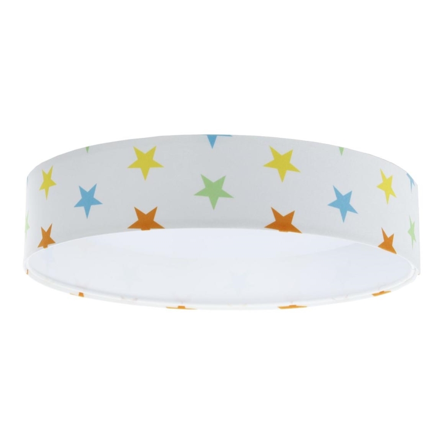 LED Stropna svjetiljka GALAXY KIDS LED/24W/230V zvjezdice šarena