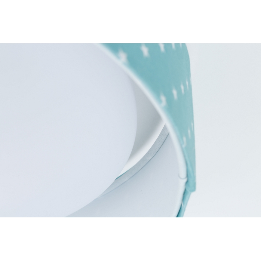 LED Stropna svjetiljka GALAXY KIDS LED/24W/230V zvjezdice tirkizna/bijela