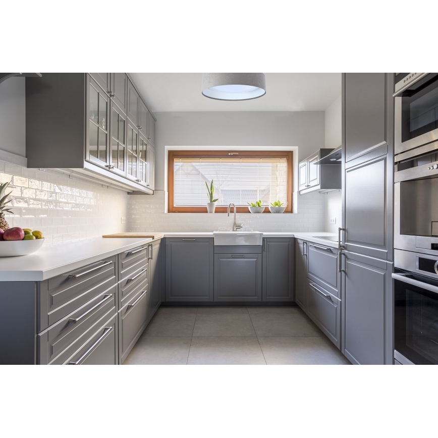 LED stropno svjetlo GALAXY LED/24W/230V promjer 44 cm sivo/bijelo