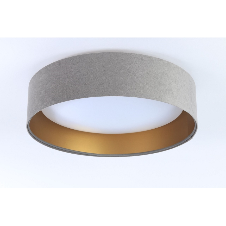 LED stropna svjetiljka GALAXY LED/24W/230V Ø 44 cm siva/zlatna