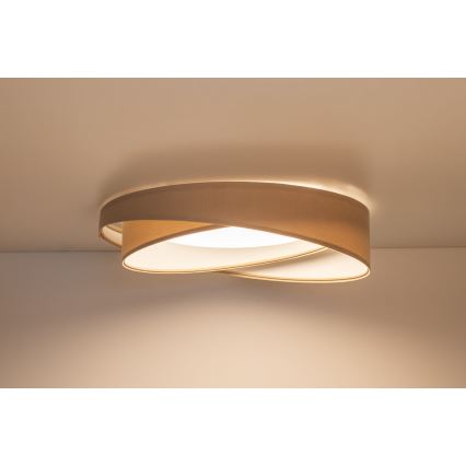 LED stropna svjetiljka GALAXY MODERN LED/24W/230V Ø 55 cm bež/bijela