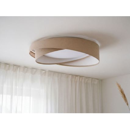 LED stropna svjetiljka GALAXY MODERN LED/24W/230V Ø 55 cm bež/bijela