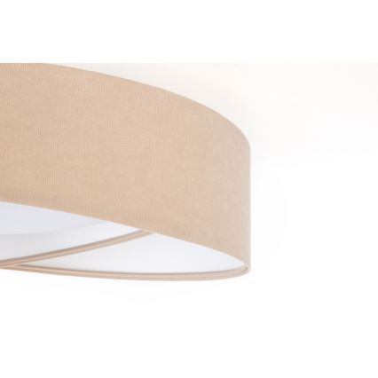 LED stropna svjetiljka GALAXY MODERN LED/24W/230V Ø 55 cm bež/bijela