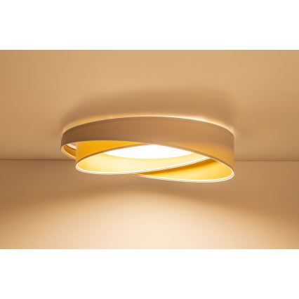LED stropna svjetiljka GALAXY MODERN LED/24W/230V Ø 55 cm bijela/zlatna