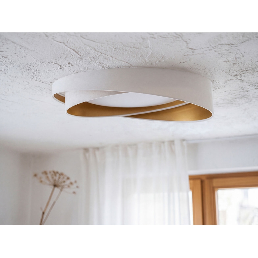 LED stropna svjetiljka GALAXY MODERN LED/24W/230V Ø 55 cm bijela/zlatna