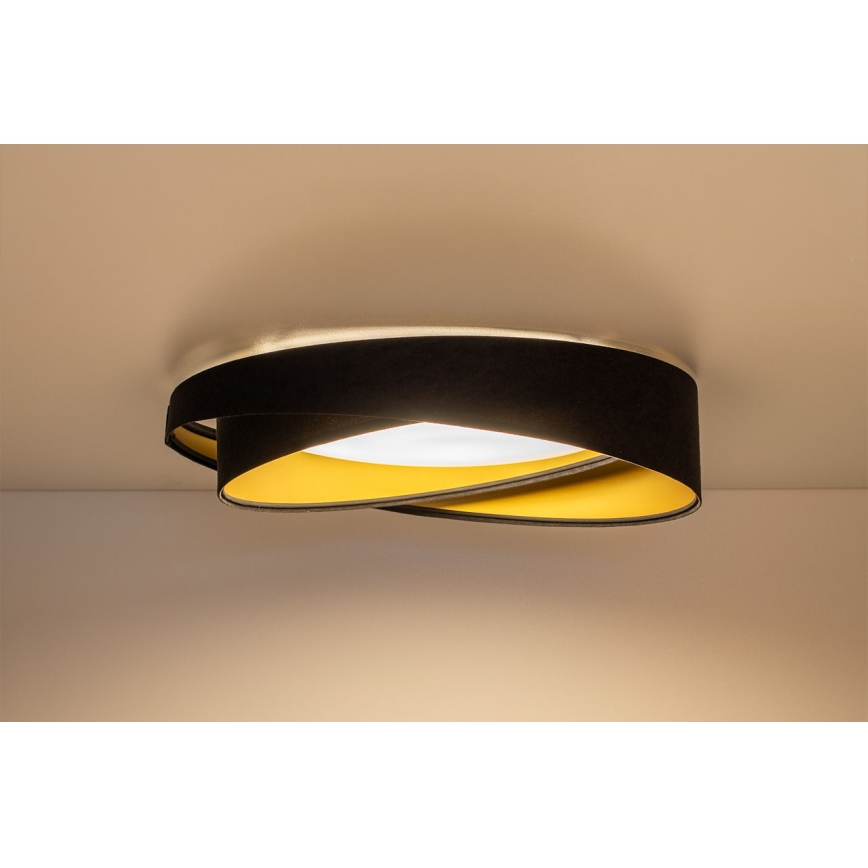 LED stropna svjetiljka GALAXY MODERN LED/24W/230V Ø 55 cm crna/zlatna