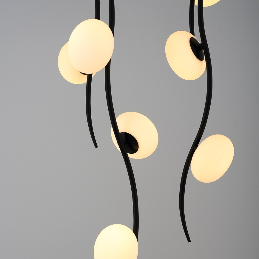 LED Stropna svjetiljka GELA 18xLED/3W/230V 3000K crna
