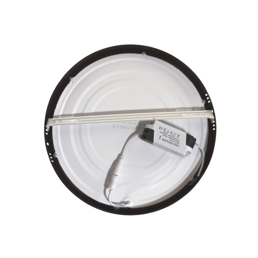 LED Stropna svjetiljka GERRIT LED/24W/230V 4000K crna