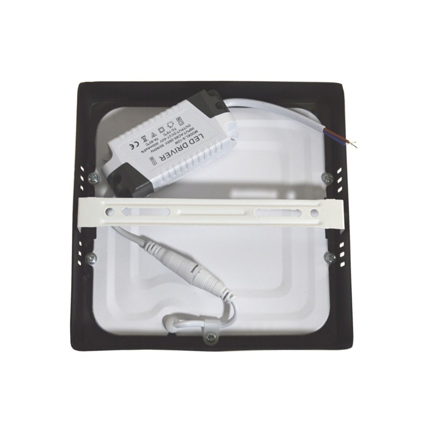 LED Stropna svjetiljka GERRY LED/12W/230V 4000K crna