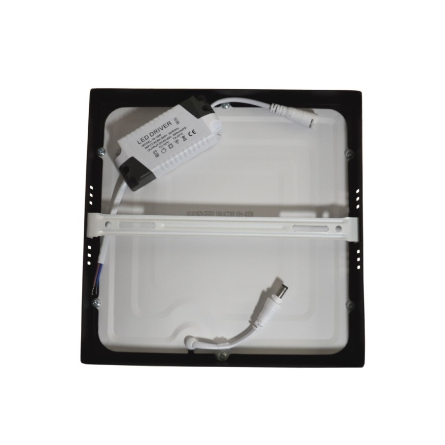 LED Stropna svjetiljka GERRY LED/18W/230V 4000K crna