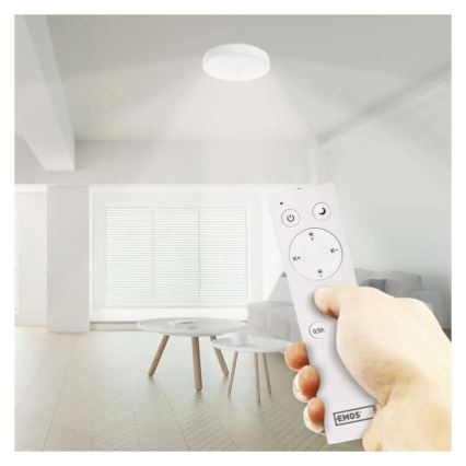 LED stropna svjetiljka s prigušivanjem GoSmart LED/45W/230V promjer 50 cm 2700-6500K Wi-Fi Tuya + daljinski upravljač