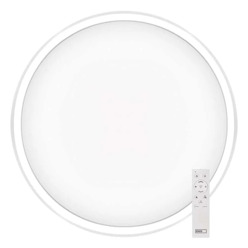 LED stropna svjetiljka s prigušivanjem GoSmart LED/45W/230V promjer 50 cm 2700-6500K Wi-Fi Tuya + daljinski upravljač