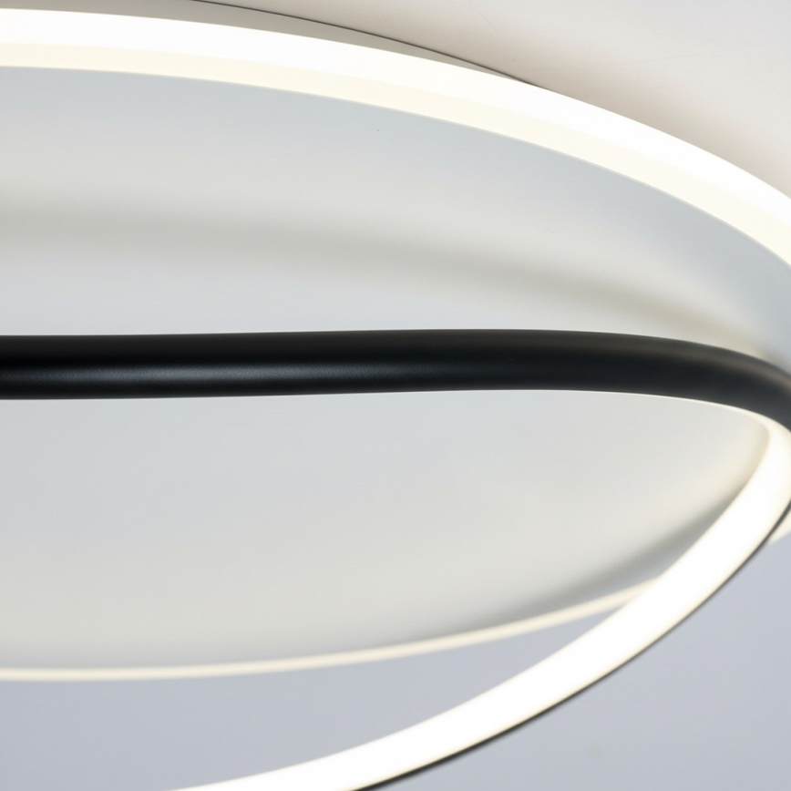 LED stropna svjetiljka HALO LED/38W/230V Ø 50 cm crna