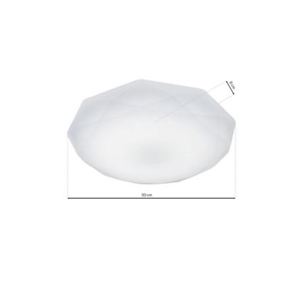 LED stropna svjetiljka HEX LED/24W/230V