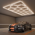 LED stropna svjetiljka HEXAGON LED/696W/85-265V 4000K 484x243 cm CRI 90 IP44 bijela