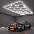 LED stropna svjetiljka HEXAGON LED/696W/85-265V 6500K 484x243 cm CRI 90 IP44 bijela