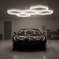 LED stropna svjetiljka HEXLINE LED/216W/230V 4000K 208x300 cm bijela