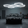 LED Stropna svjetiljka HEXLINE LED/216W/230V 6500K 208x300 cm bijela