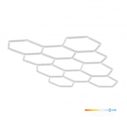 LED stropna svjetiljka HEXLINE LED/513W/230V 6500K 300x516 cm bijela