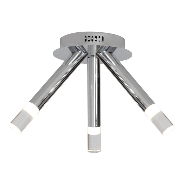 LED Stropna svjetiljka ICE 3xLED/5W/230V sjajni krom